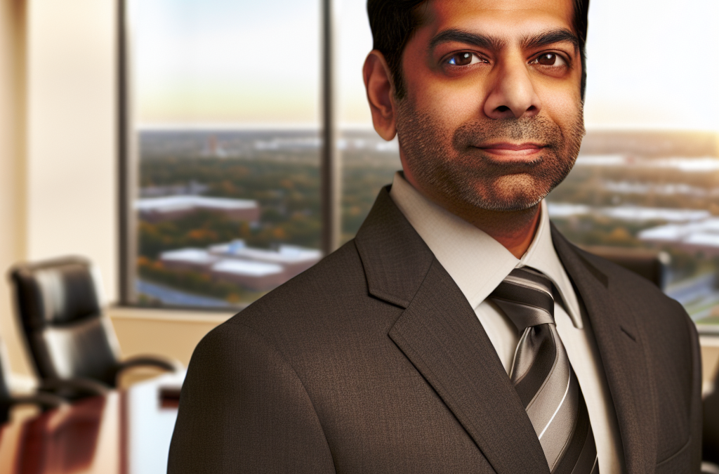 Professional real estate attorney in a modern office setting in North Jersey